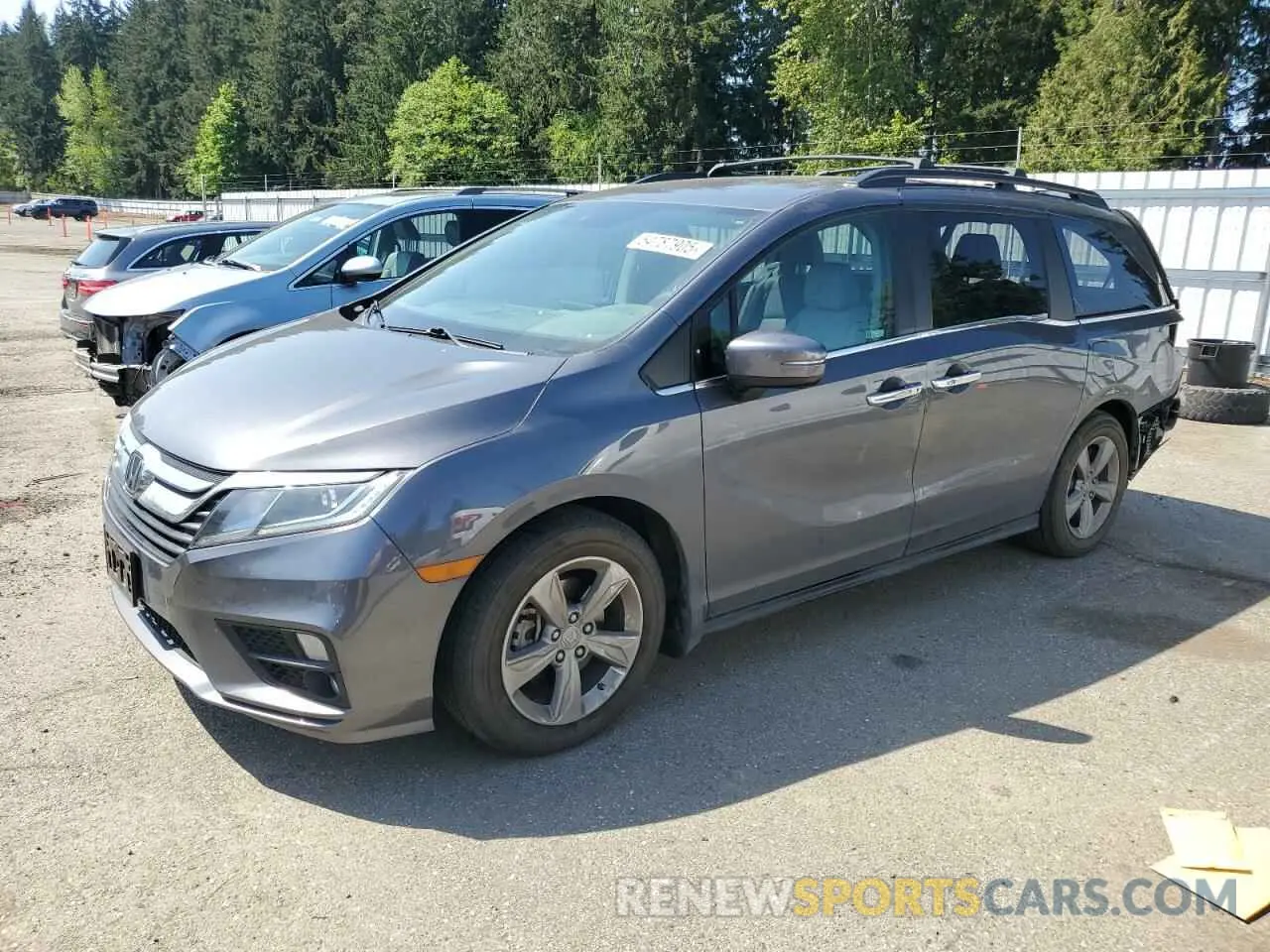 1 Photograph of a damaged car 5FNRL6H58LB036140 HONDA All Models 2020