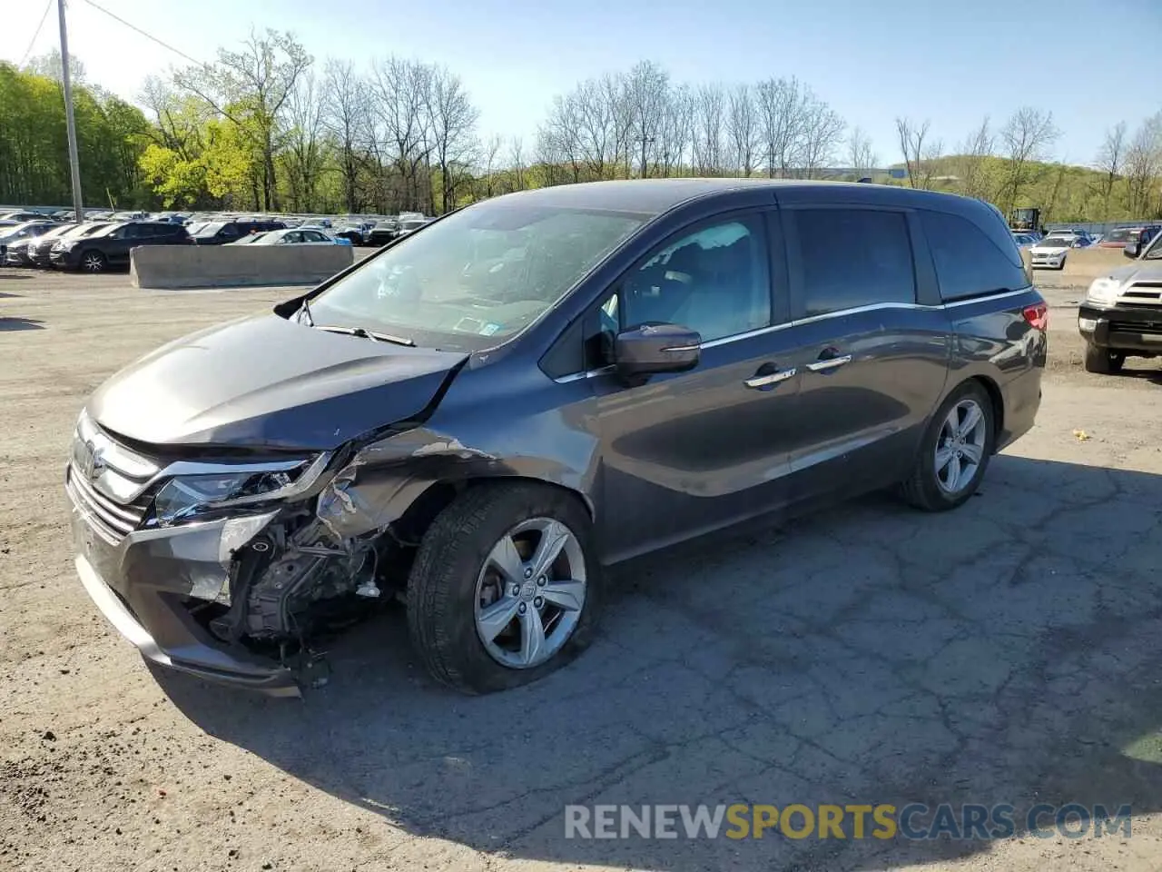 1 Photograph of a damaged car 5FNRL6H74LB069279 HONDA All Models 2020