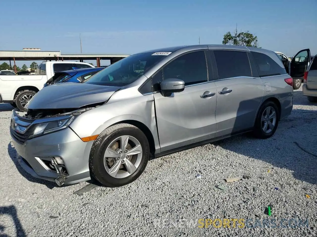 1 Photograph of a damaged car 5FNRL6H7XLB045696 HONDA All Models 2020