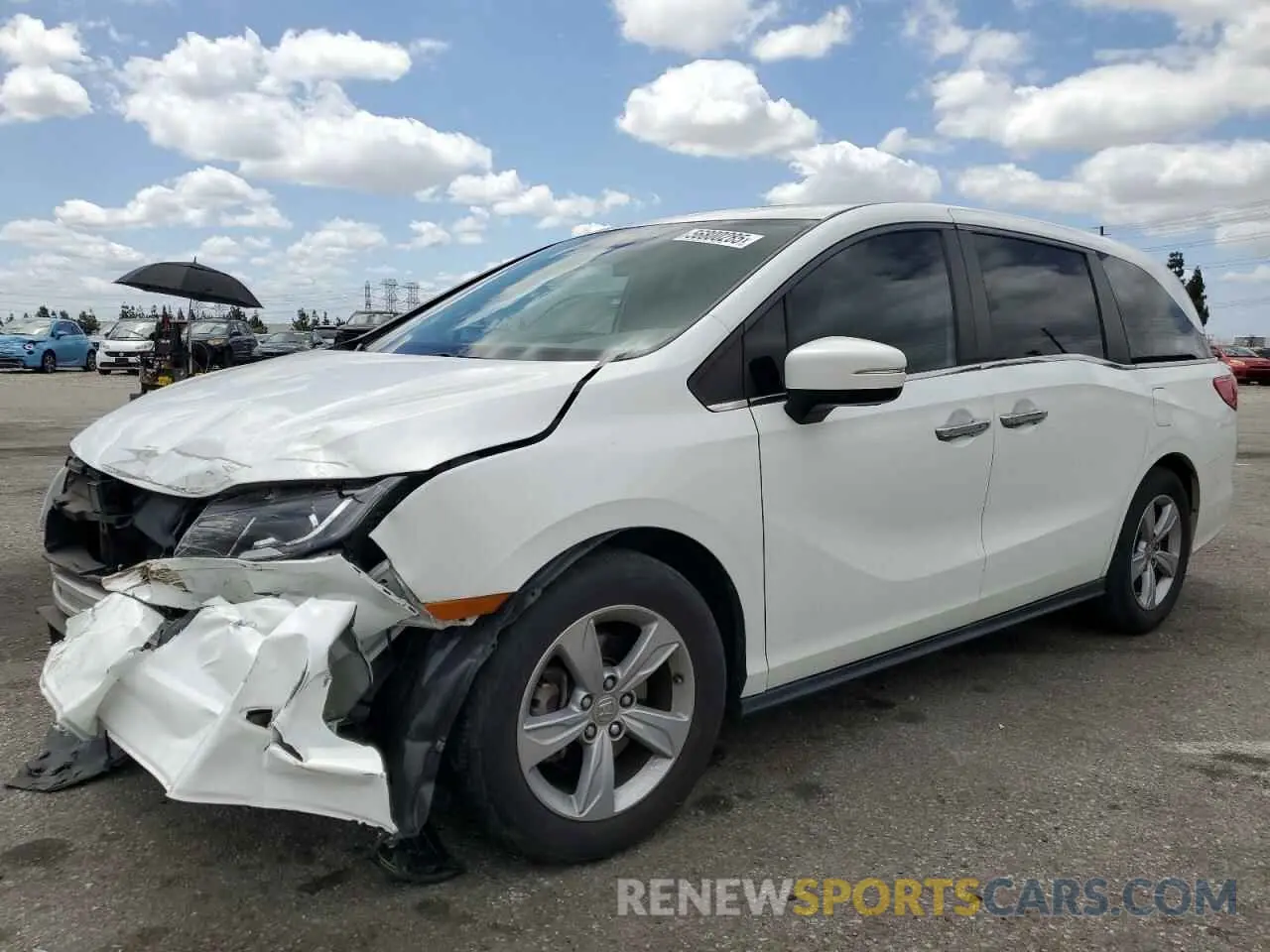 1 Photograph of a damaged car 5FNRL6H7XLB072770 HONDA All Models 2020
