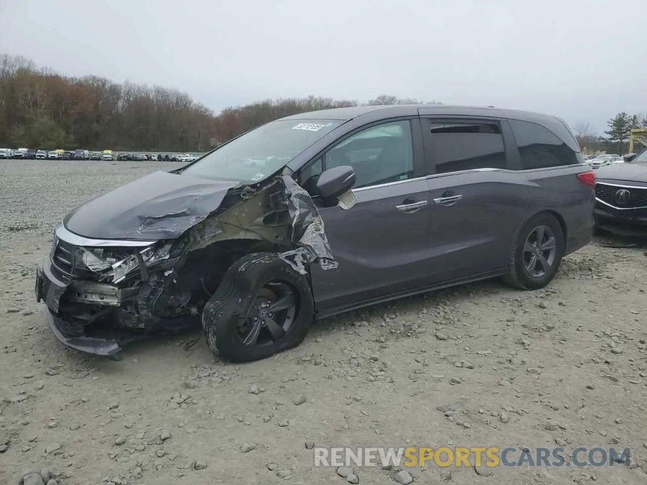 1 Photograph of a damaged car 5FNRL6H5XMB011886 HONDA All Models 2021