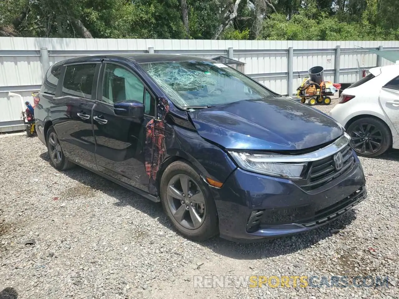 4 Фотография поврежденного автомобиля 5FNRL6H5XMB037355 HONDA All Models 2021