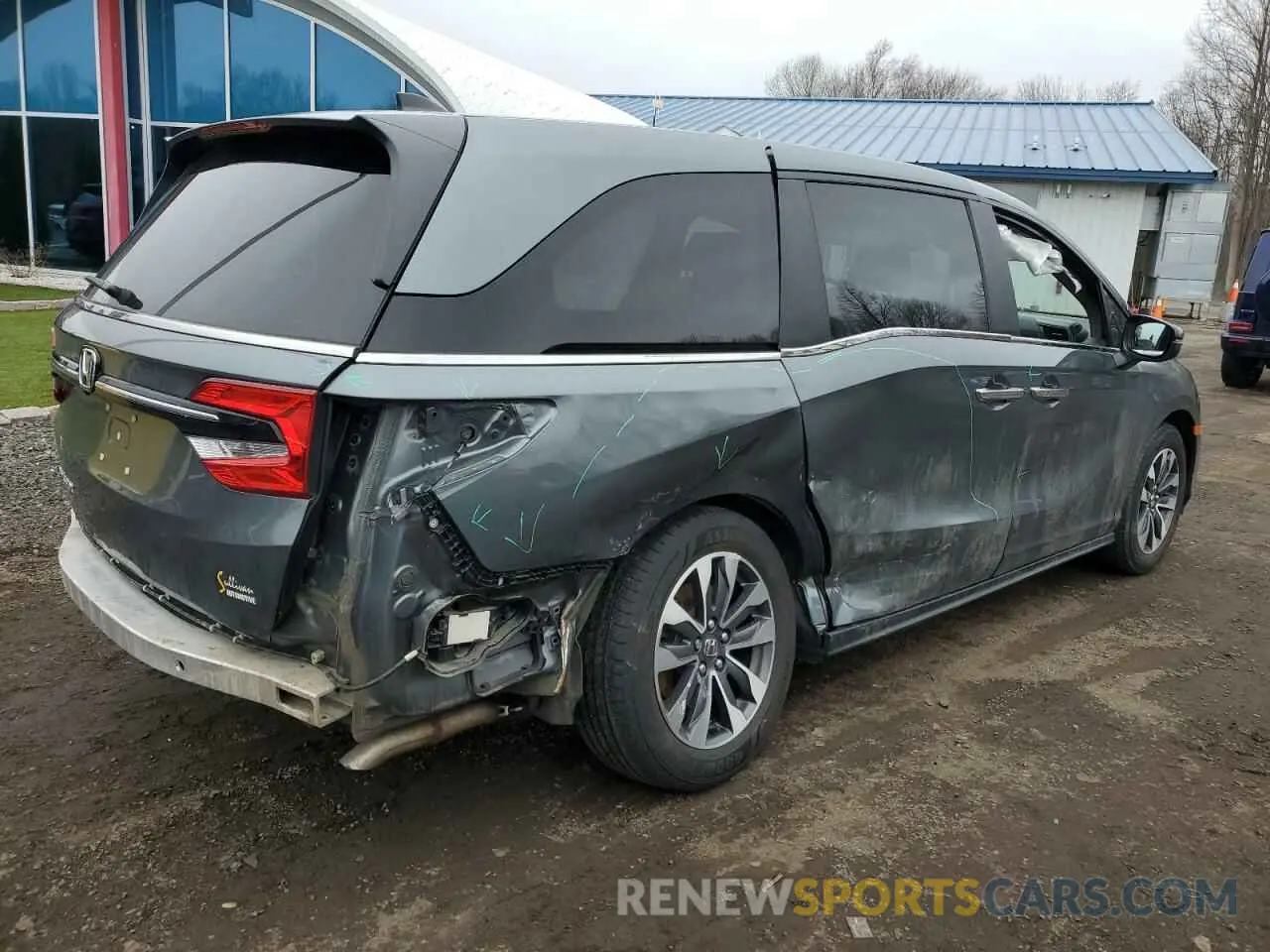 3 Фотография поврежденного автомобиля 5FNRL6H78MB006560 HONDA All Models 2021