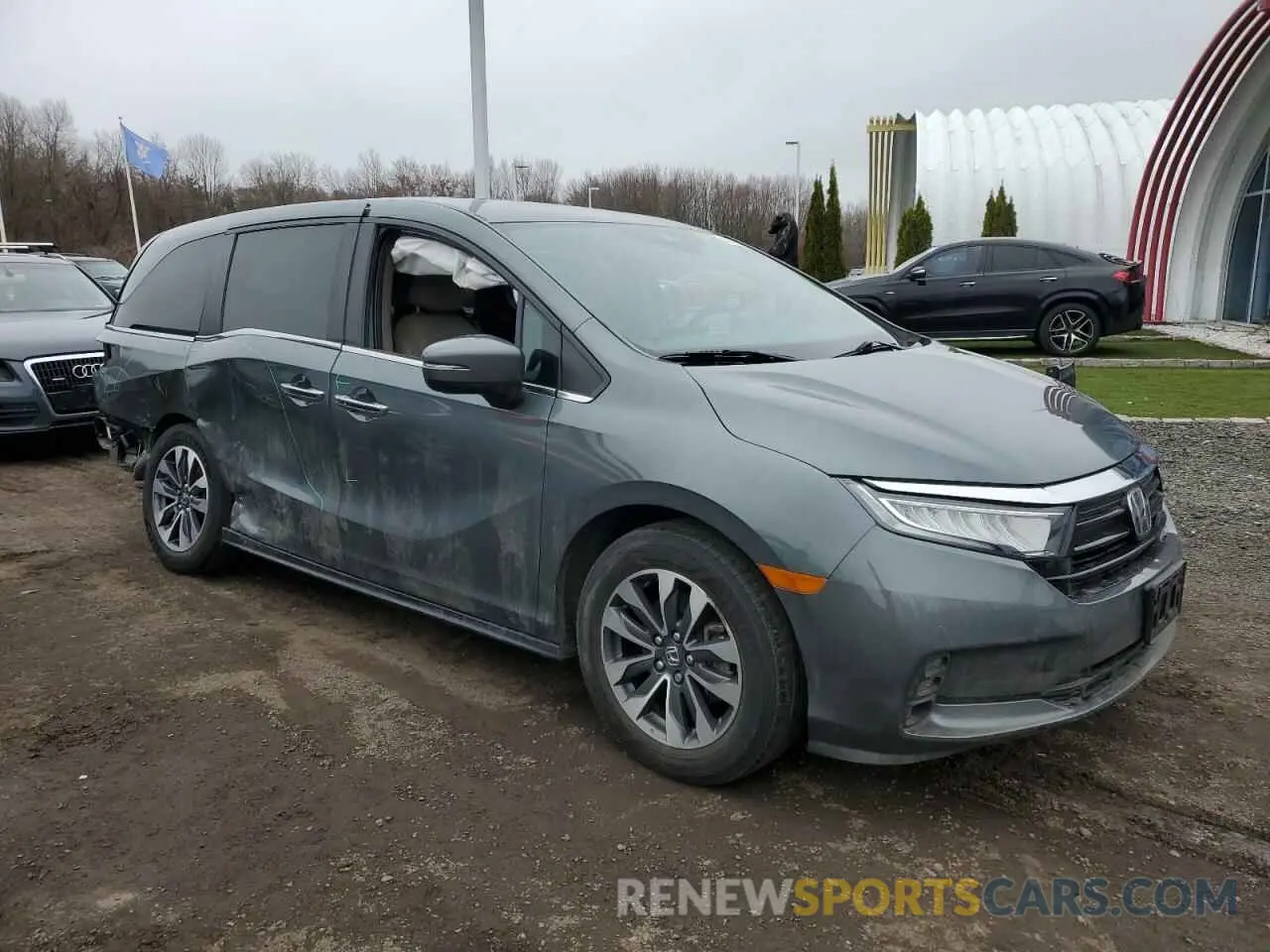 4 Фотография поврежденного автомобиля 5FNRL6H78MB006560 HONDA All Models 2021