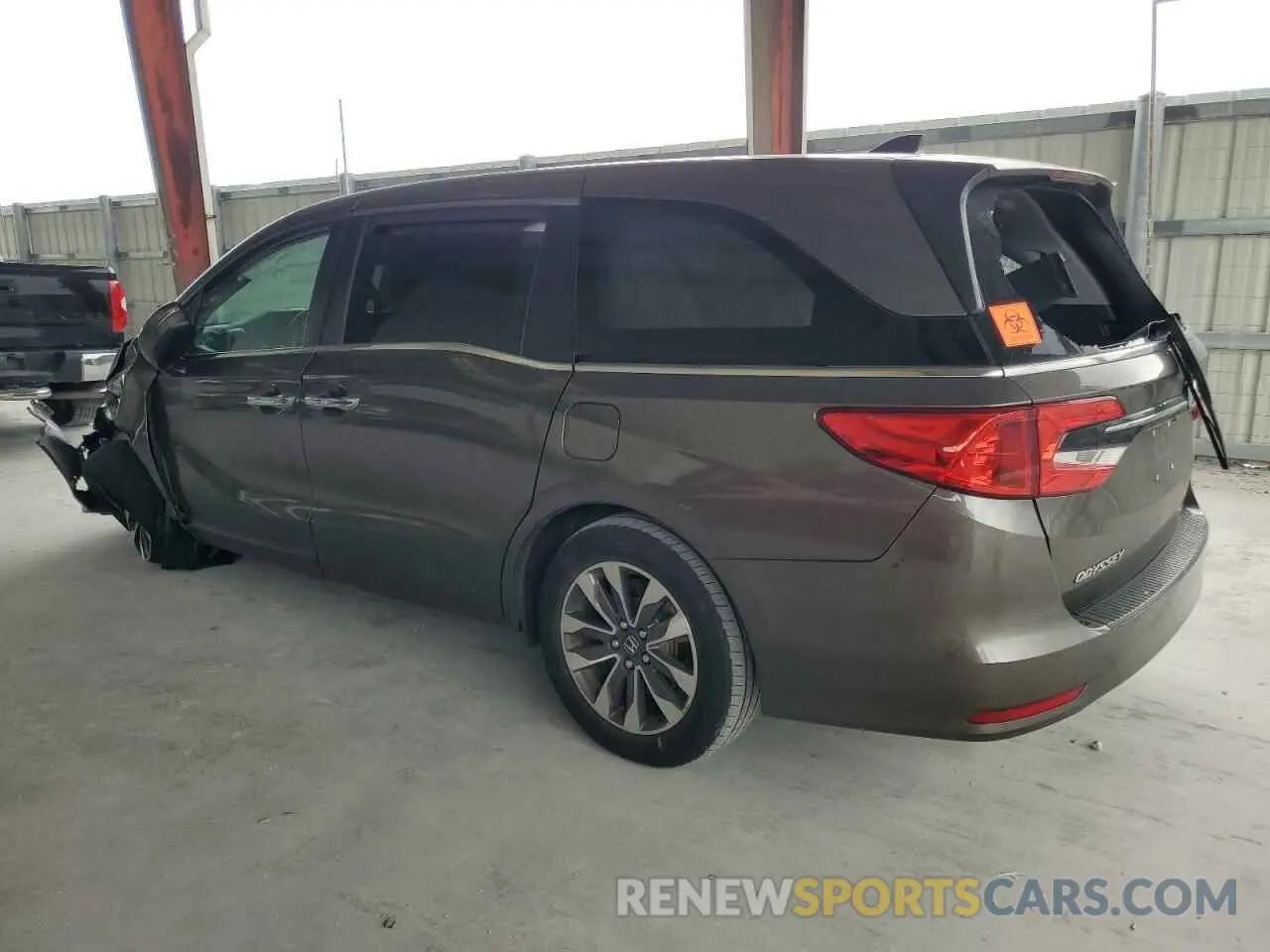 2 Photograph of a damaged car 5FNRL6H78MB036741 HONDA All Models 2021