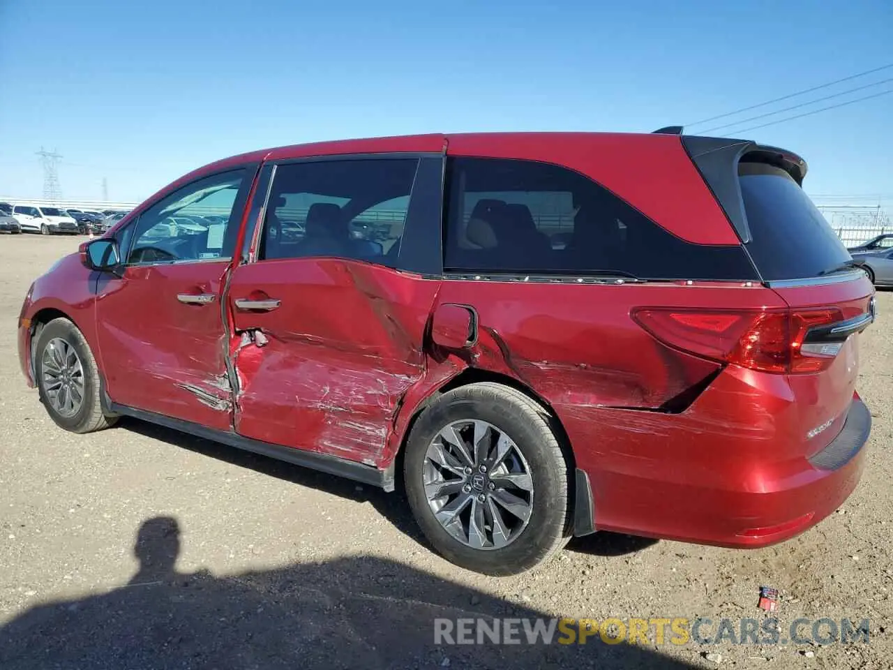 2 Photograph of a damaged car 5FNRL6H70NB062087 HONDA All Models 2022