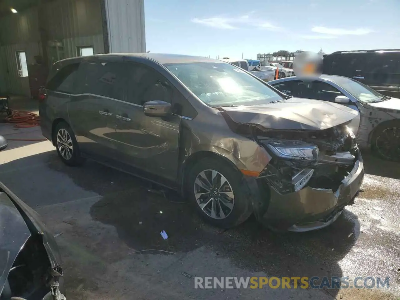4 Photograph of a damaged car 5FNRL6H73NB065016 HONDA All Models 2022