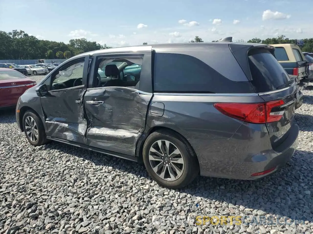 2 Фотография поврежденного автомобиля 5FNRL6H60PB058132 HONDA All Models 2023