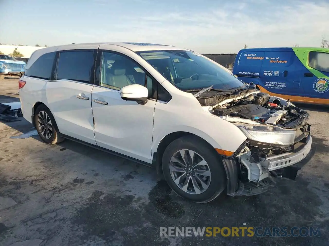 4 Photograph of a damaged car 5FNRL6H66PB035681 HONDA All Models 2023