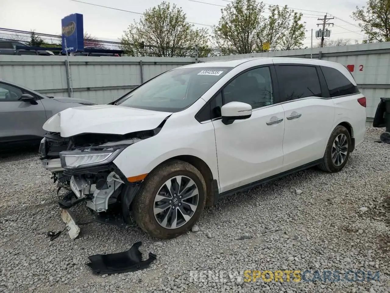 1 Photograph of a damaged car 5FNRL6H69PB076872 HONDA All Models 2023