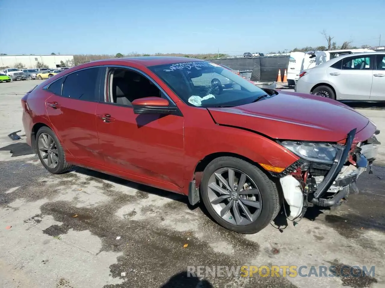 4 Photograph of a damaged car 19XFC1F30KE009879 HONDA CIVIC 2019