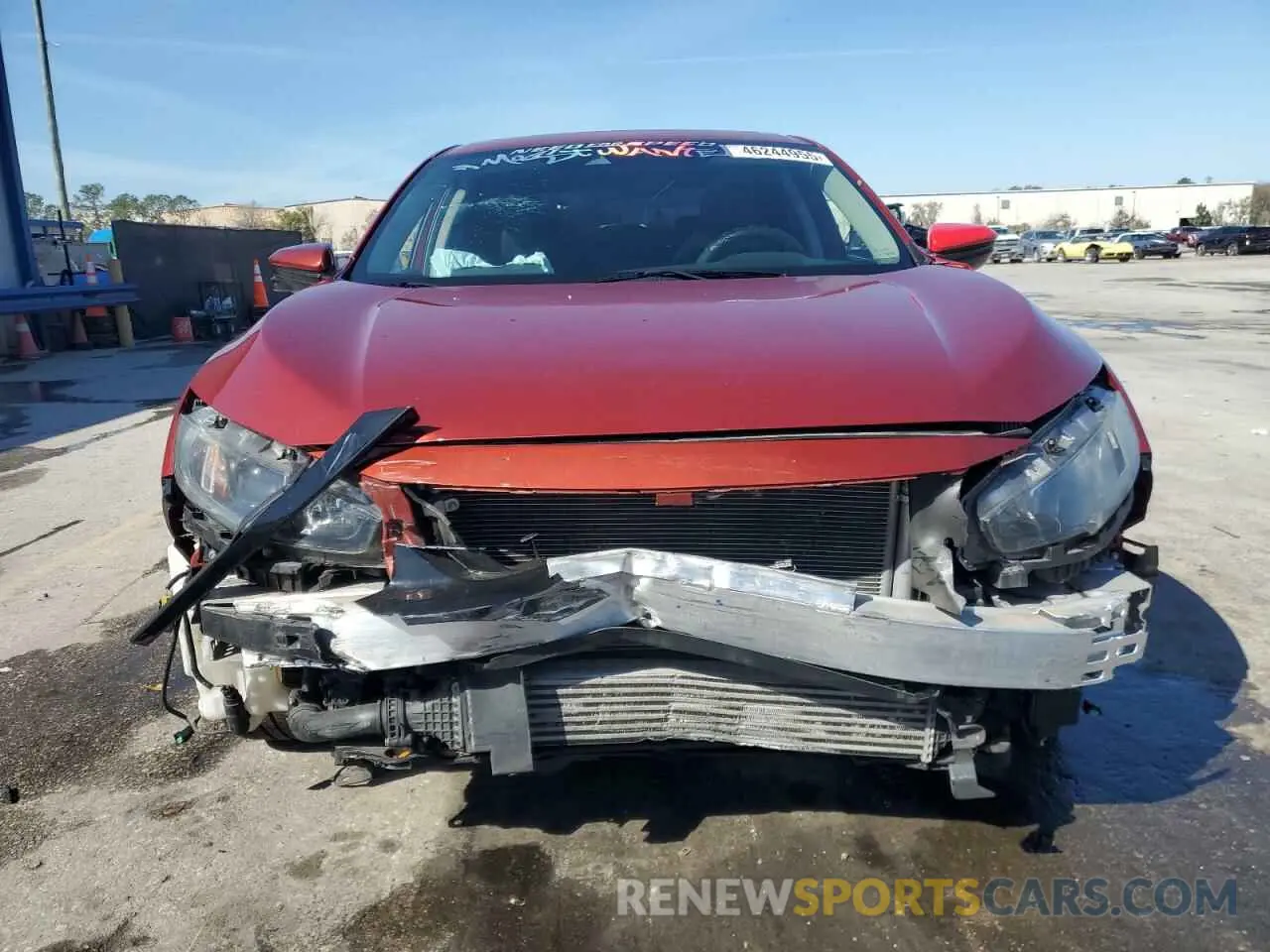 5 Photograph of a damaged car 19XFC1F30KE009879 HONDA CIVIC 2019
