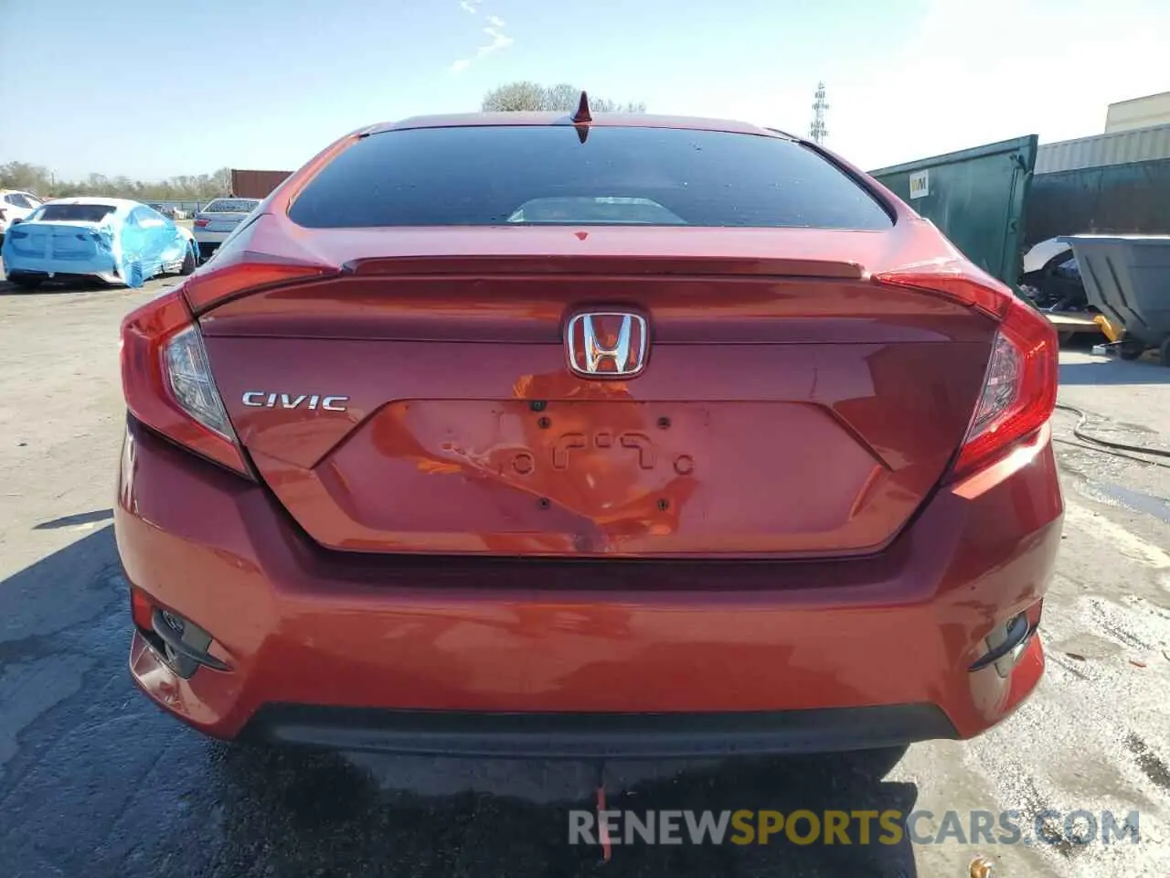 6 Photograph of a damaged car 19XFC1F30KE009879 HONDA CIVIC 2019