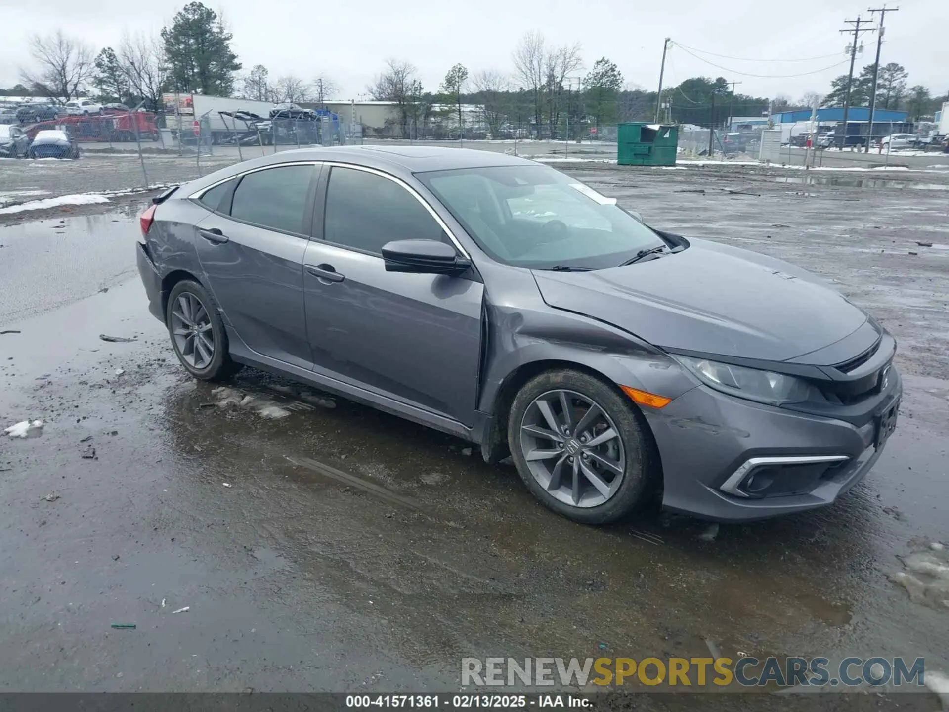 1 Photograph of a damaged car 19XFC1F31KE002777 HONDA CIVIC 2019