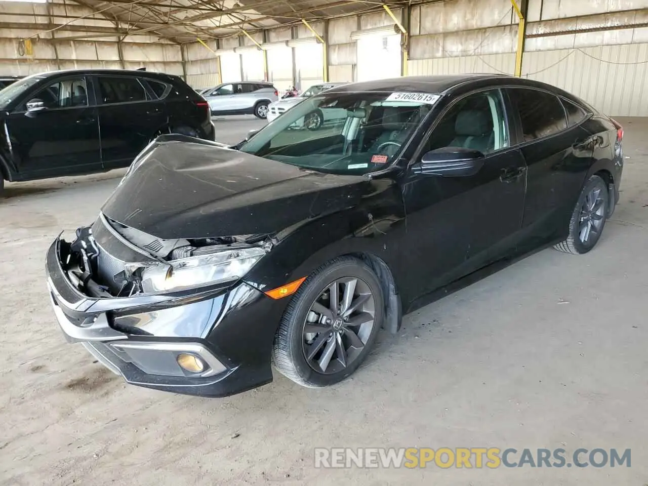 1 Photograph of a damaged car 19XFC1F31KE207886 HONDA CIVIC 2019