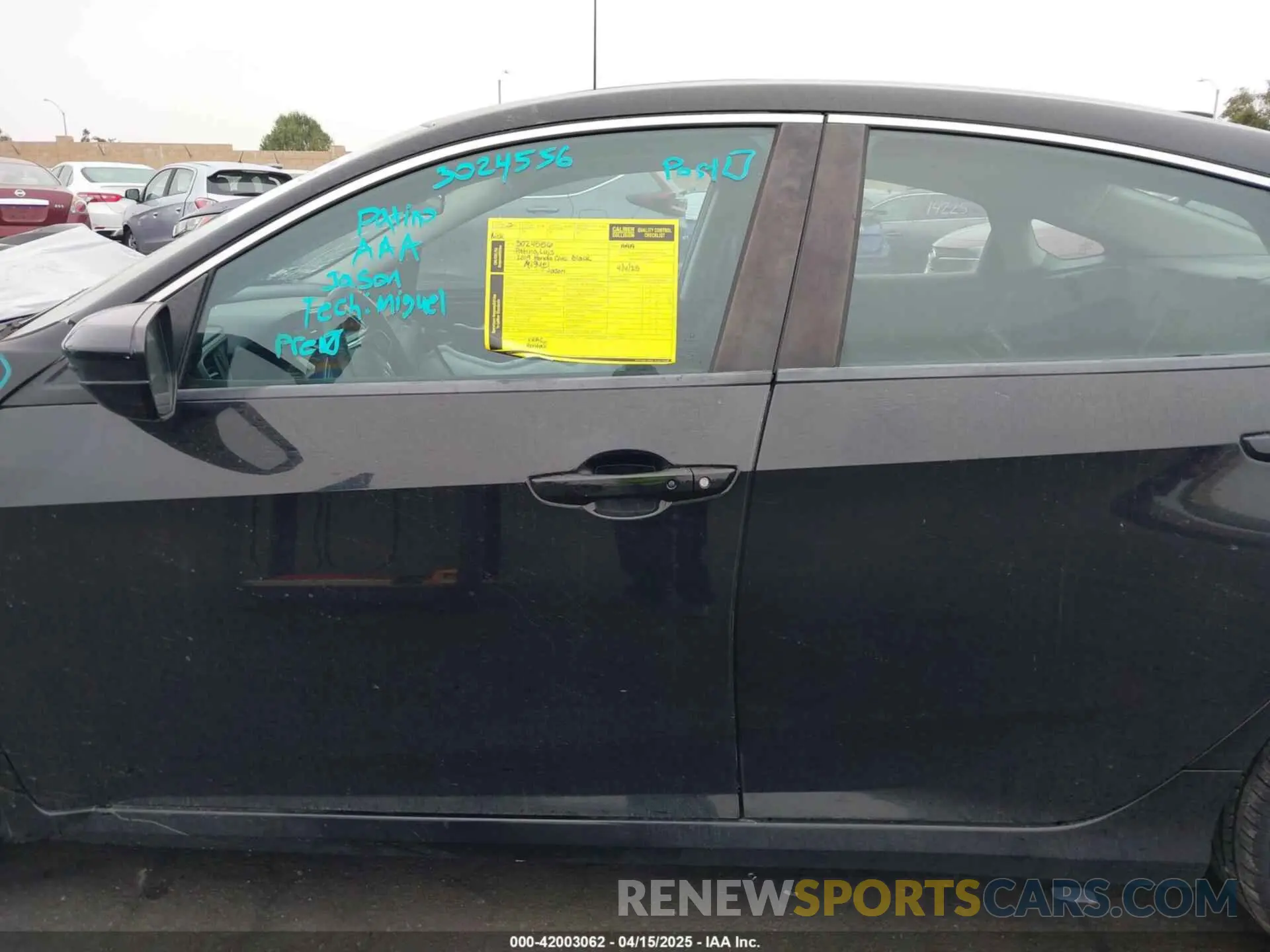 15 Photograph of a damaged car 19XFC1F31KE216118 HONDA CIVIC 2019