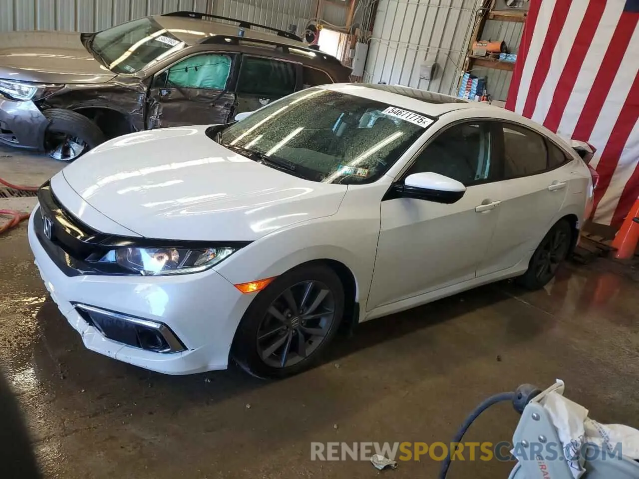 1 Photograph of a damaged car 19XFC1F32KE001203 HONDA CIVIC 2019