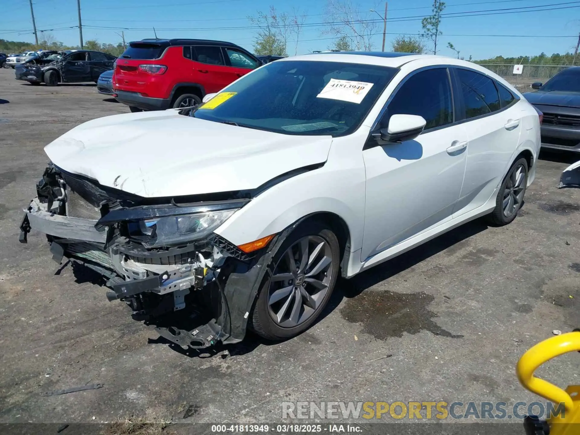 2 Фотография поврежденного автомобиля 19XFC1F32KE005154 HONDA CIVIC 2019