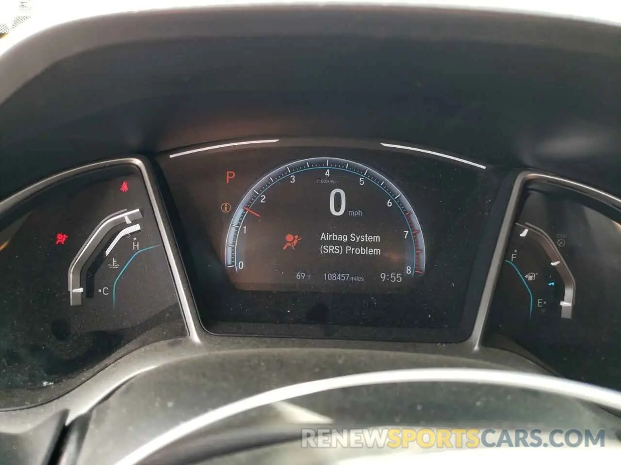 9 Photograph of a damaged car 19XFC1F32KE204026 HONDA CIVIC 2019