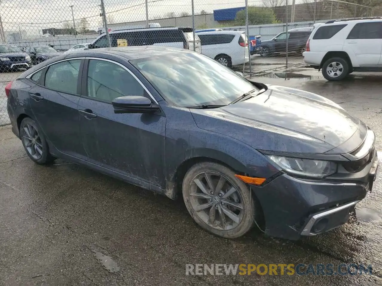 4 Photograph of a damaged car 19XFC1F33KE016213 HONDA CIVIC 2019
