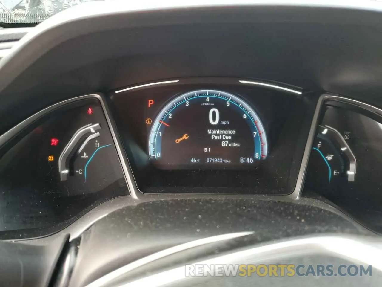9 Photograph of a damaged car 19XFC1F33KE016213 HONDA CIVIC 2019