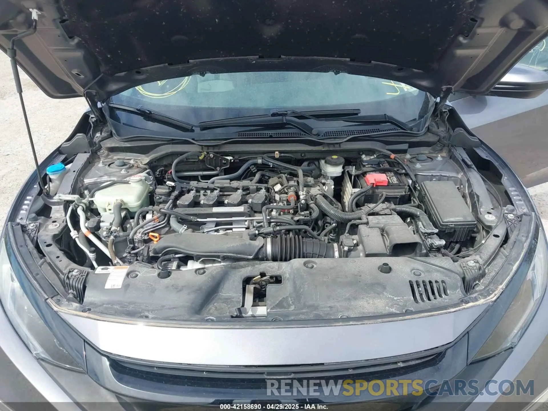 10 Фотография поврежденного автомобиля 19XFC1F33KE018091 HONDA CIVIC 2019