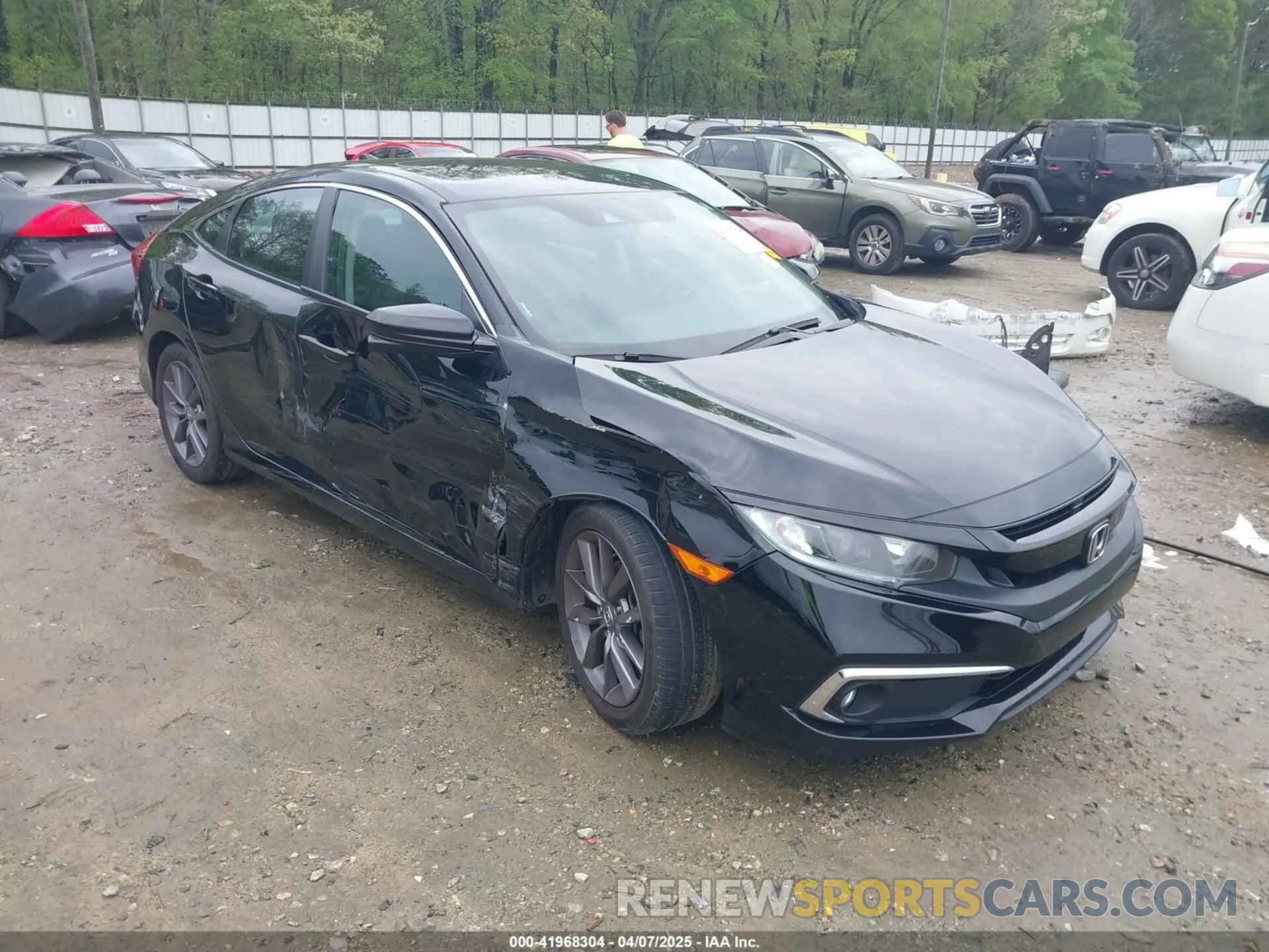 6 Фотография поврежденного автомобиля 19XFC1F33KE019354 HONDA CIVIC 2019