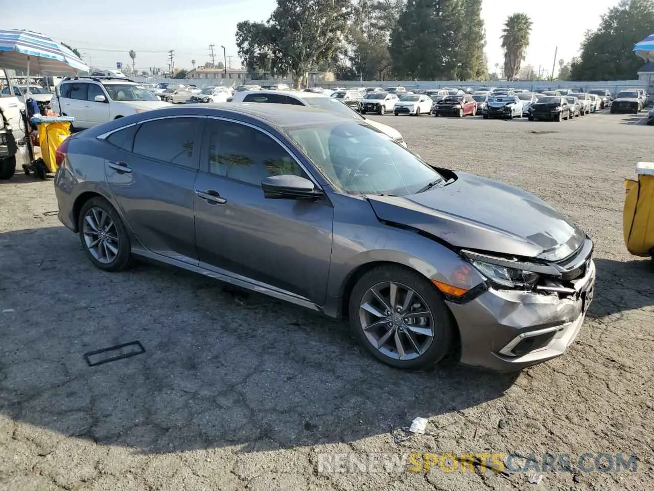 4 Photograph of a damaged car 19XFC1F34KE008797 HONDA CIVIC 2019