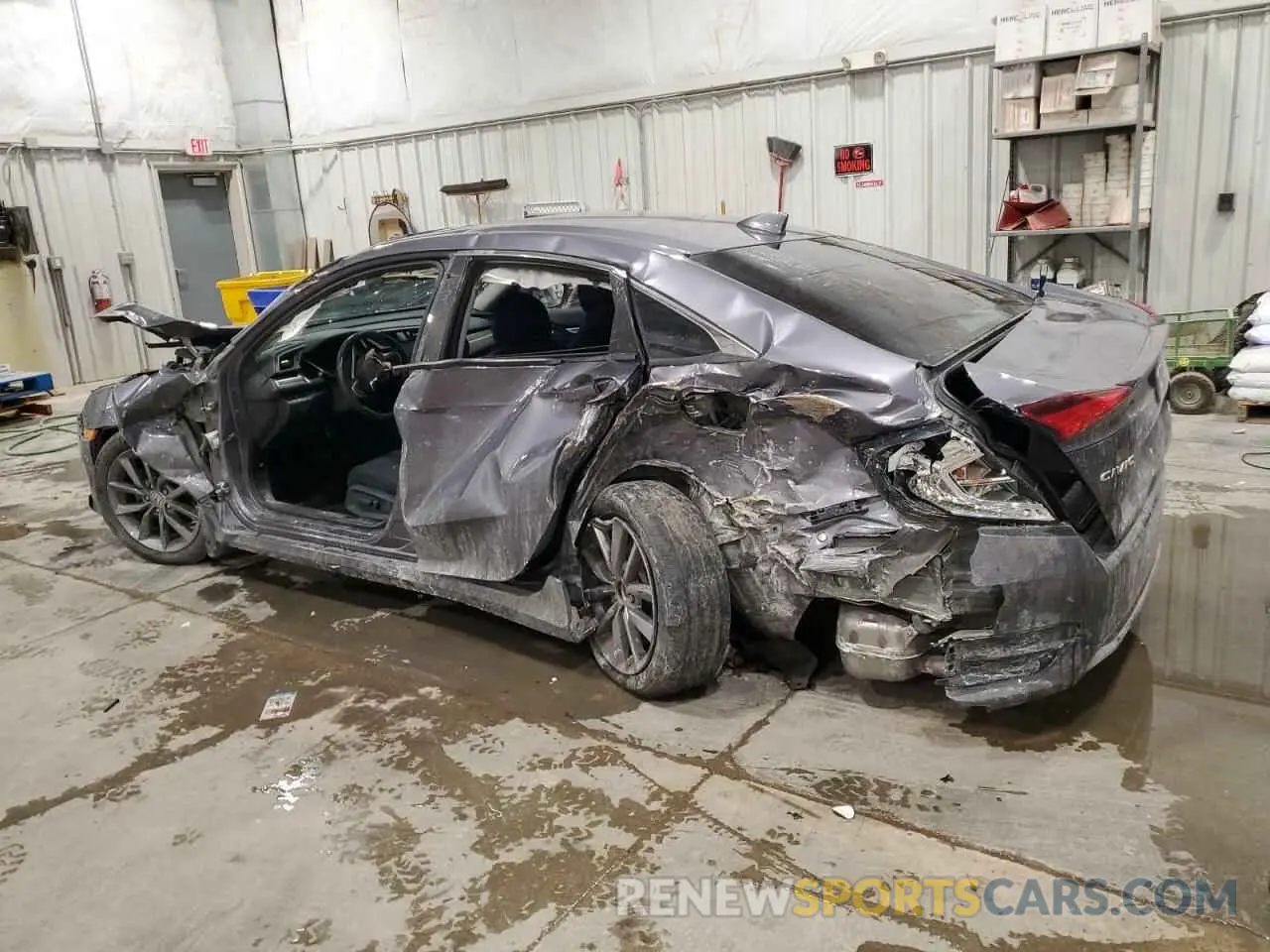 2 Photograph of a damaged car 19XFC1F34KE016558 HONDA CIVIC 2019