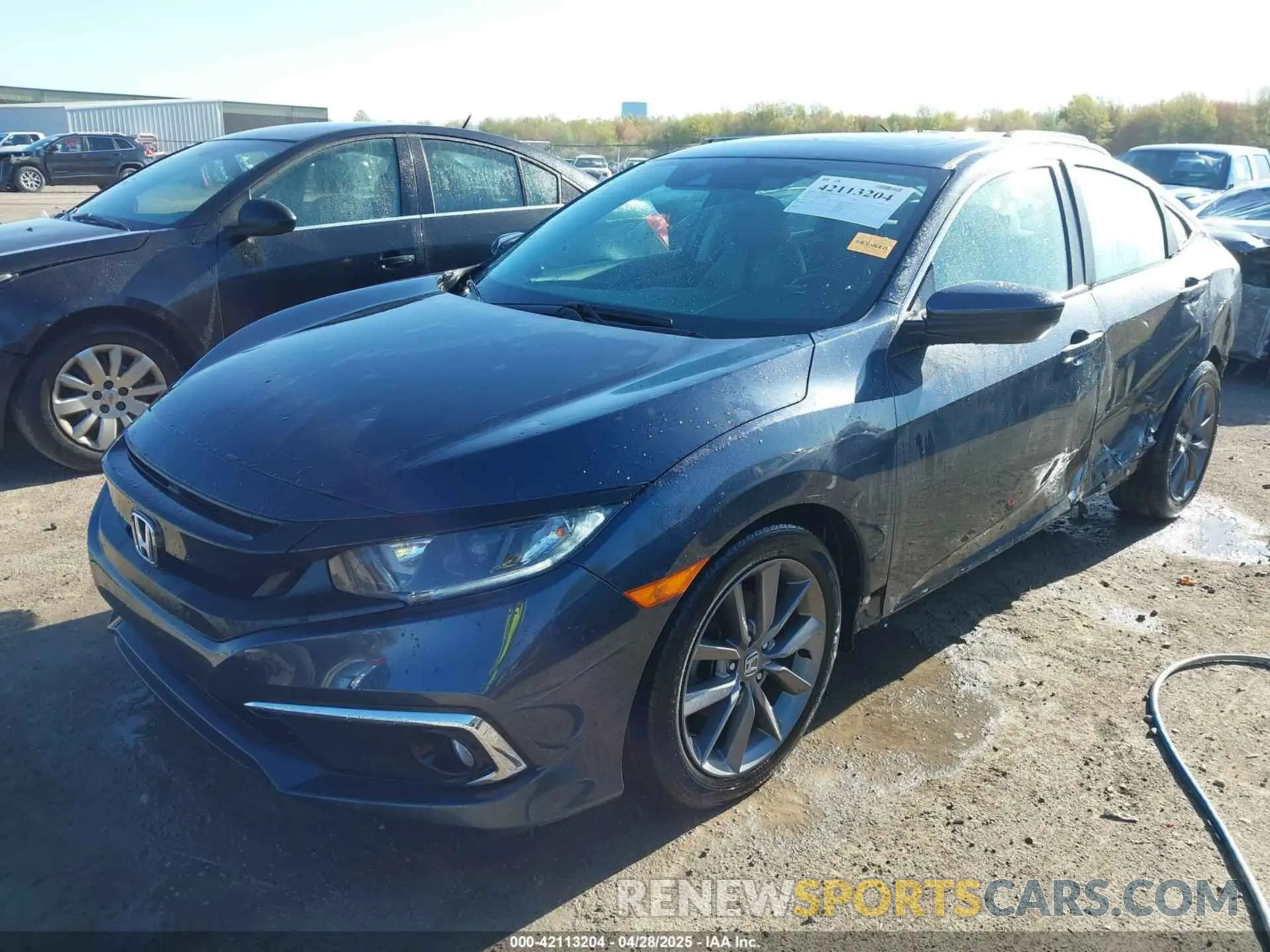 2 Photograph of a damaged car 19XFC1F34KE019864 HONDA CIVIC 2019