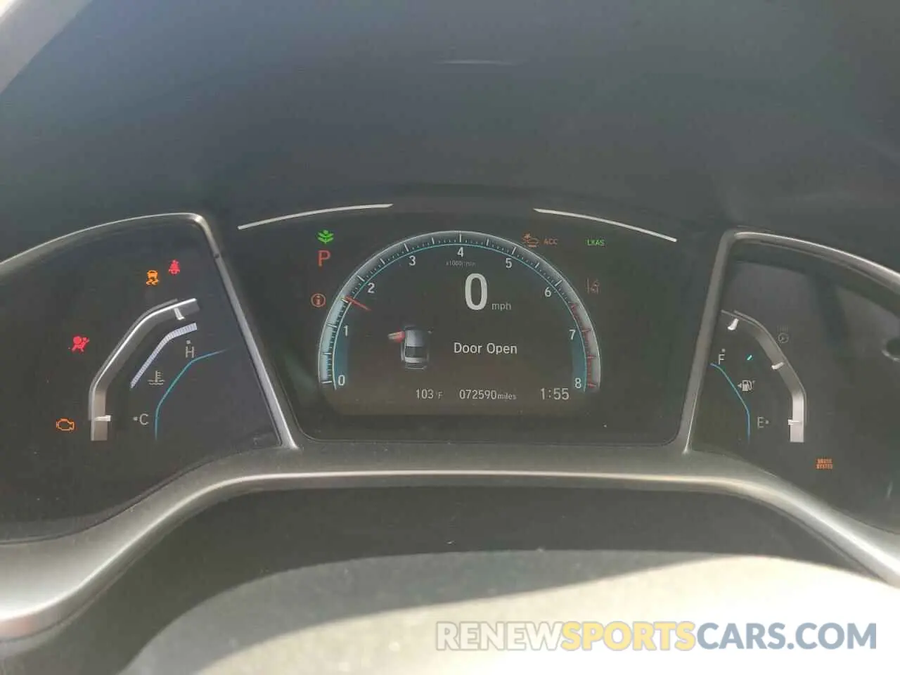 9 Photograph of a damaged car 19XFC1F34KE211267 HONDA CIVIC 2019