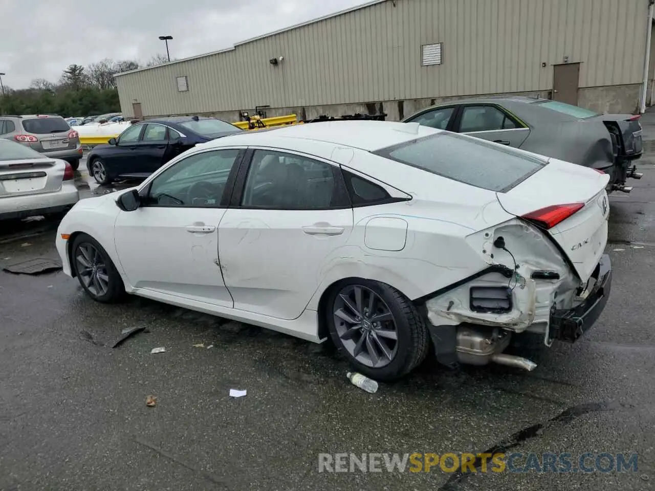 2 Photograph of a damaged car 19XFC1F34KE212953 HONDA CIVIC 2019