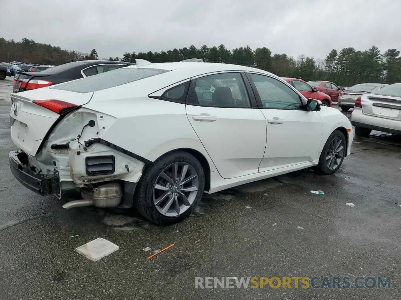 3 Photograph of a damaged car 19XFC1F34KE212953 HONDA CIVIC 2019