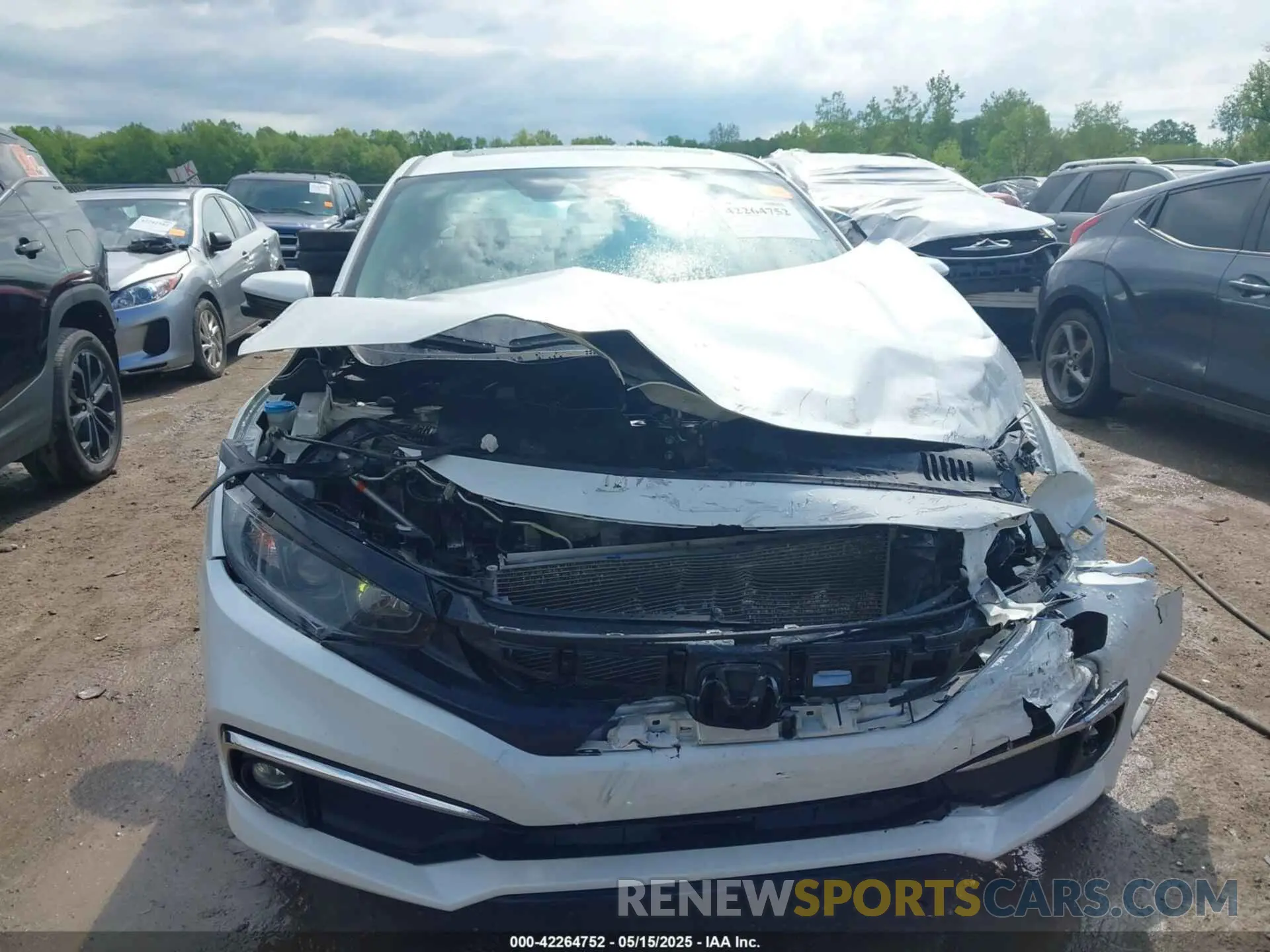12 Photograph of a damaged car 19XFC1F35KE200603 HONDA CIVIC 2019