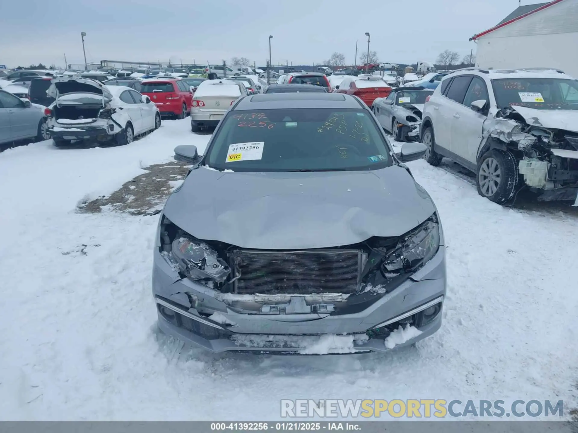 13 Photograph of a damaged car 19XFC1F35KE208149 HONDA CIVIC 2019