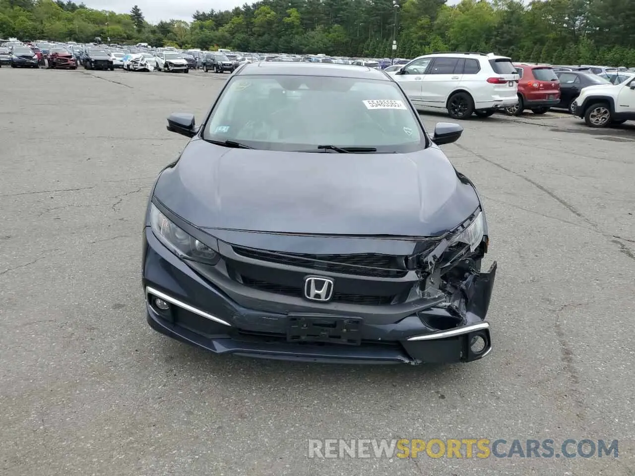 5 Фотография поврежденного автомобиля 19XFC1F35KE214694 HONDA CIVIC 2019
