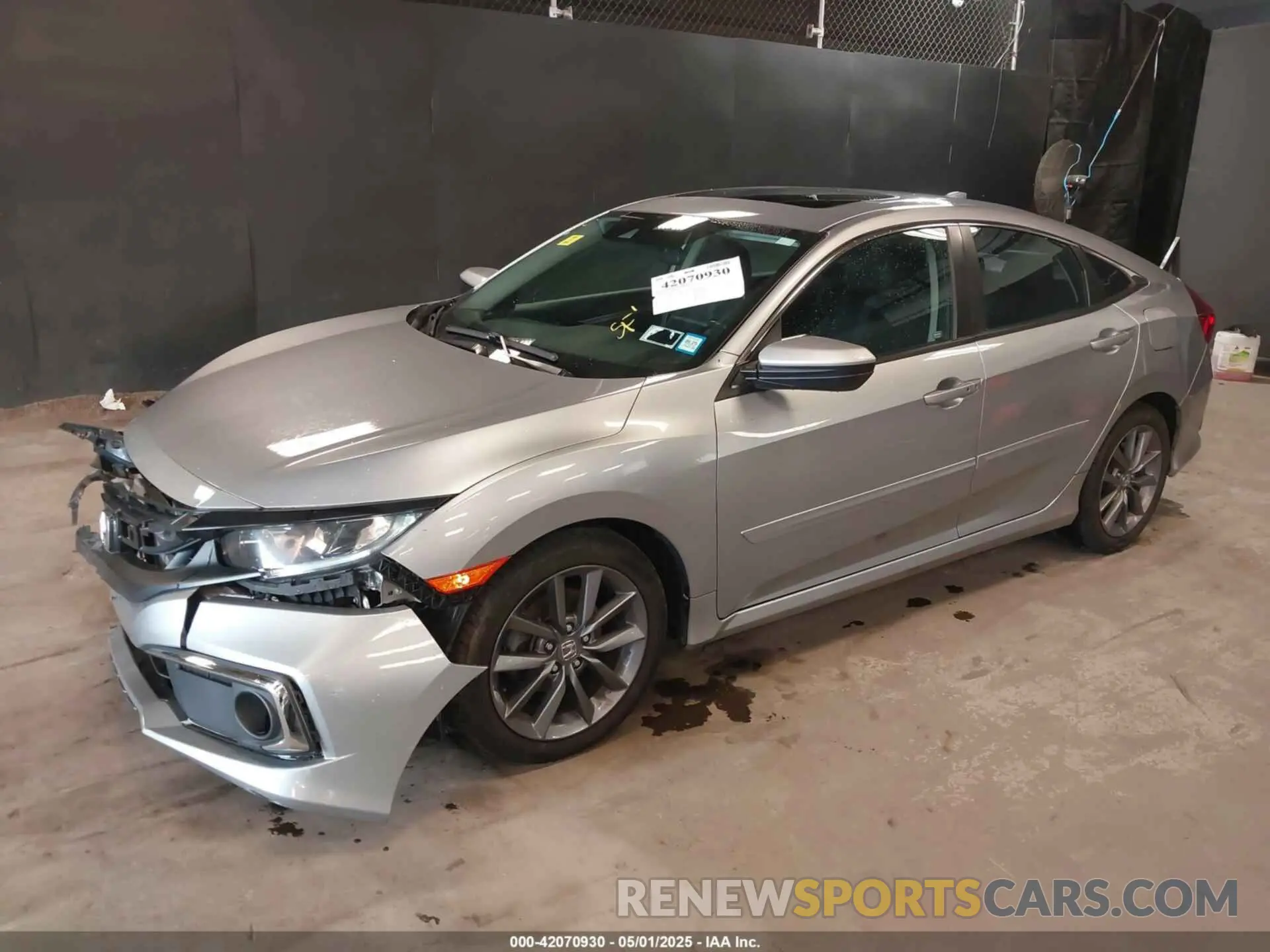 2 Photograph of a damaged car 19XFC1F36KE210878 HONDA CIVIC 2019