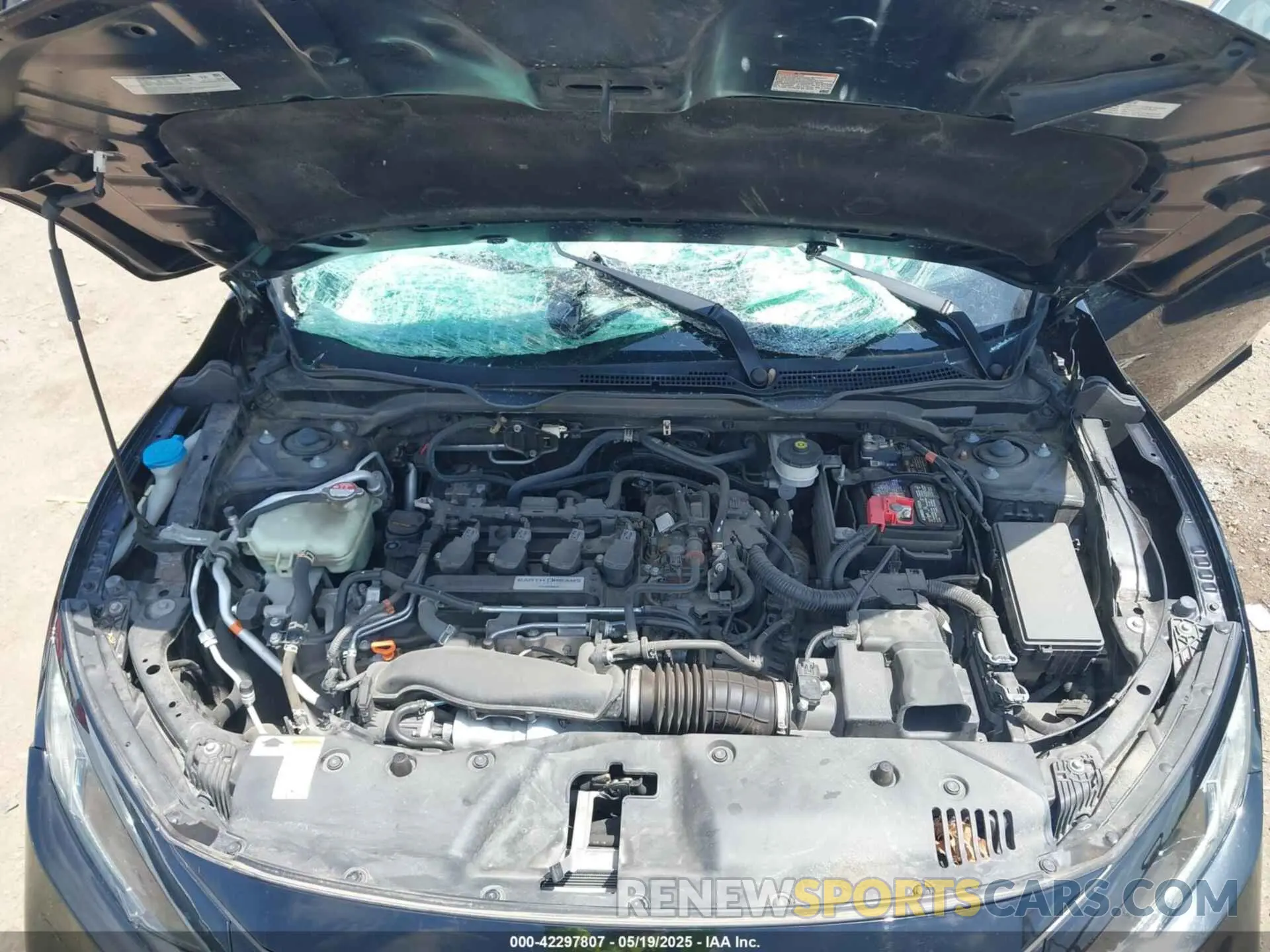 10 Photograph of a damaged car 19XFC1F36KE215577 HONDA CIVIC 2019
