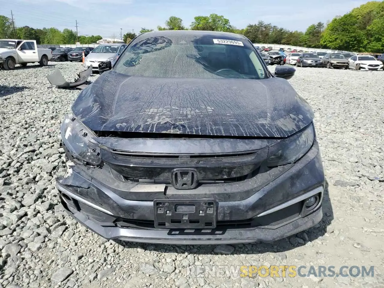 5 Photograph of a damaged car 19XFC1F37KE015999 HONDA CIVIC 2019
