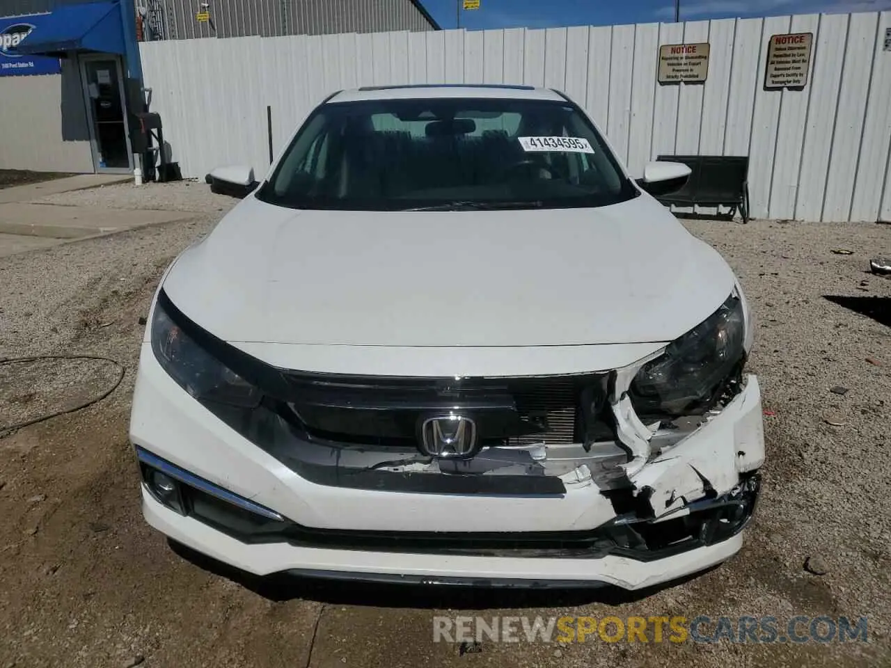 5 Photograph of a damaged car 19XFC1F38KE000718 HONDA CIVIC 2019