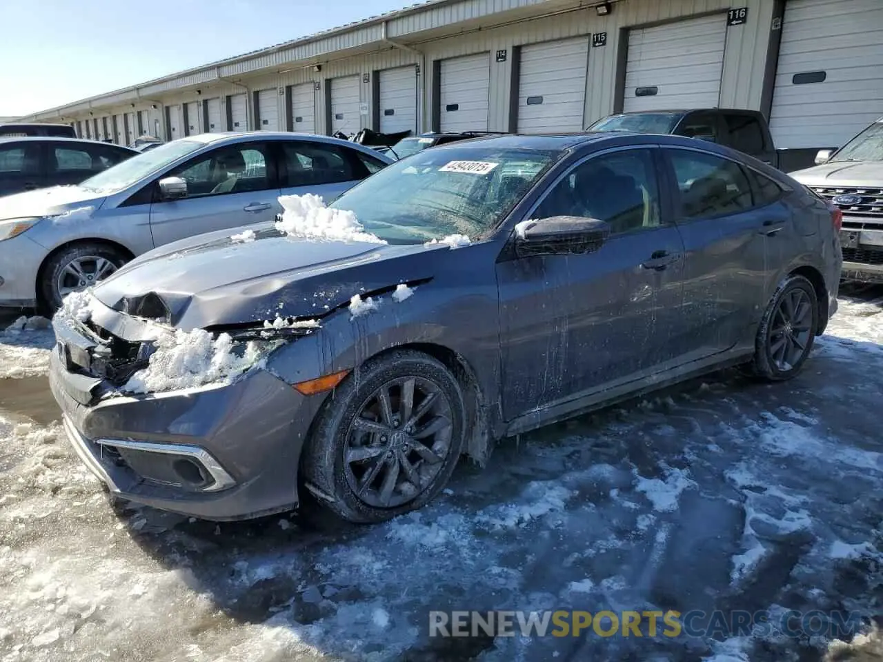 1 Photograph of a damaged car 19XFC1F38KE004123 HONDA CIVIC 2019