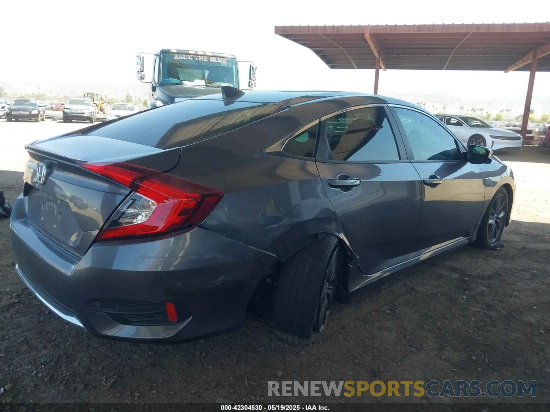 4 Photograph of a damaged car 19XFC1F38KE017275 HONDA CIVIC 2019