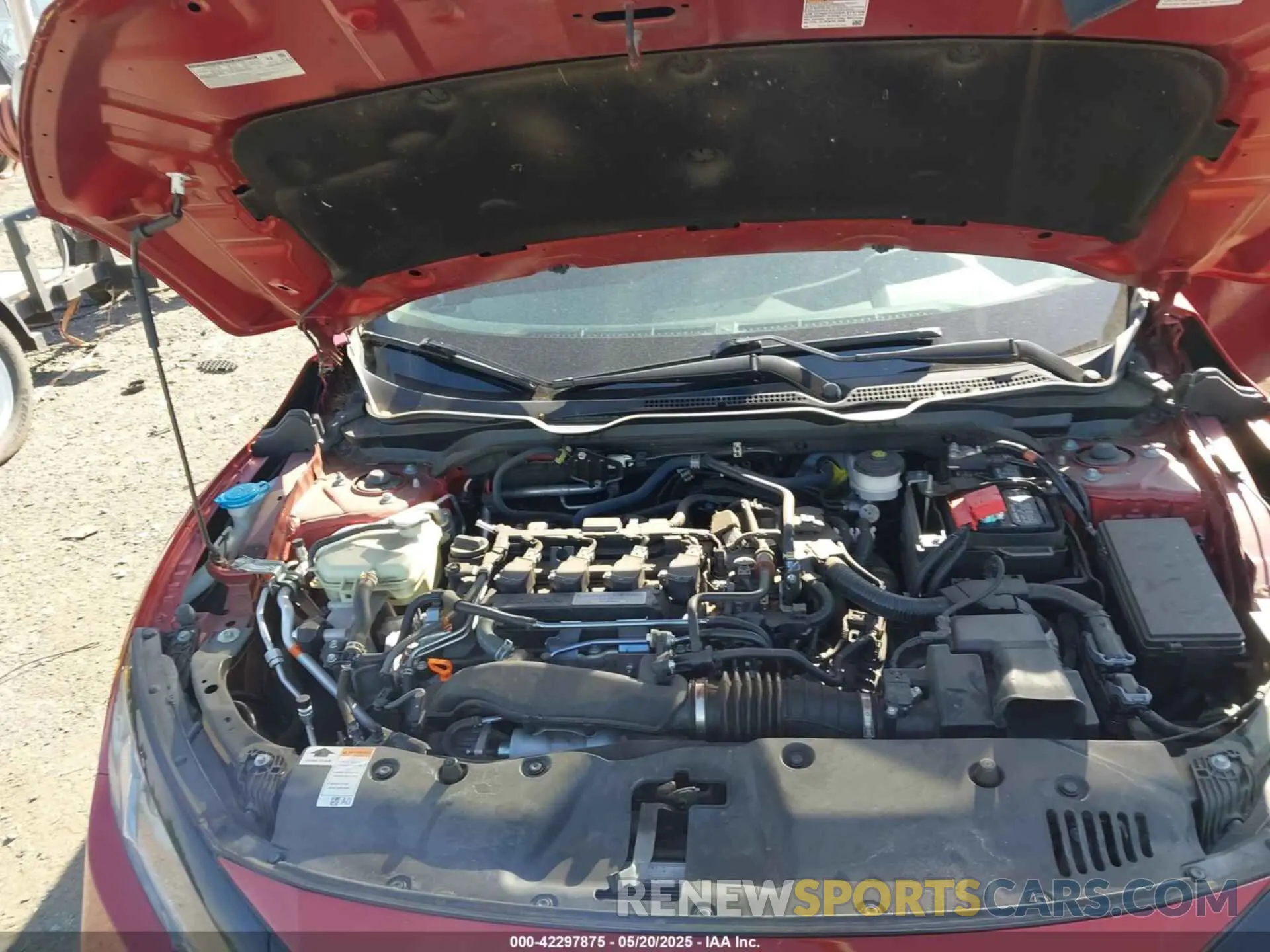 10 Photograph of a damaged car 19XFC1F38KE019091 HONDA CIVIC 2019