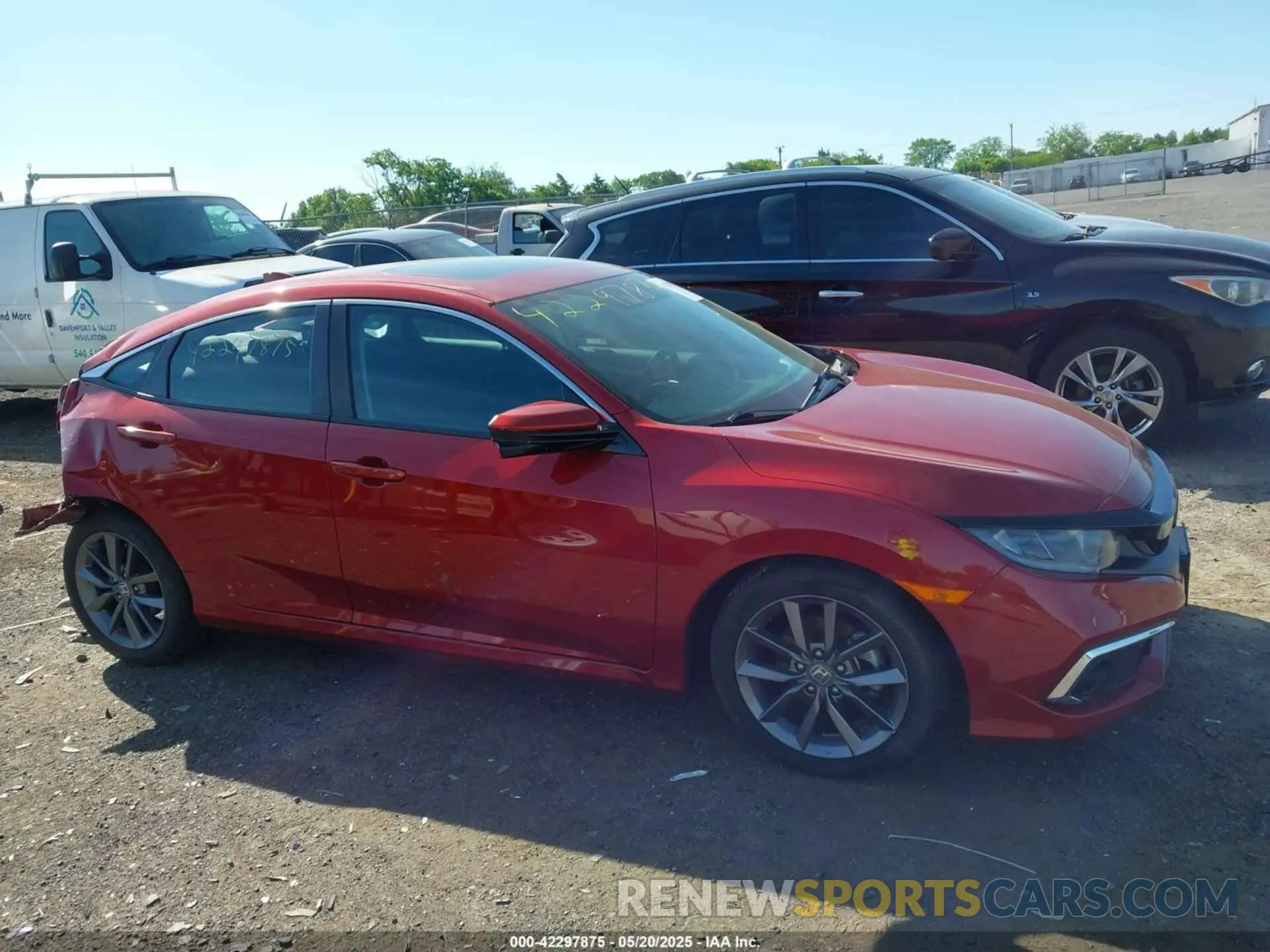 14 Photograph of a damaged car 19XFC1F38KE019091 HONDA CIVIC 2019