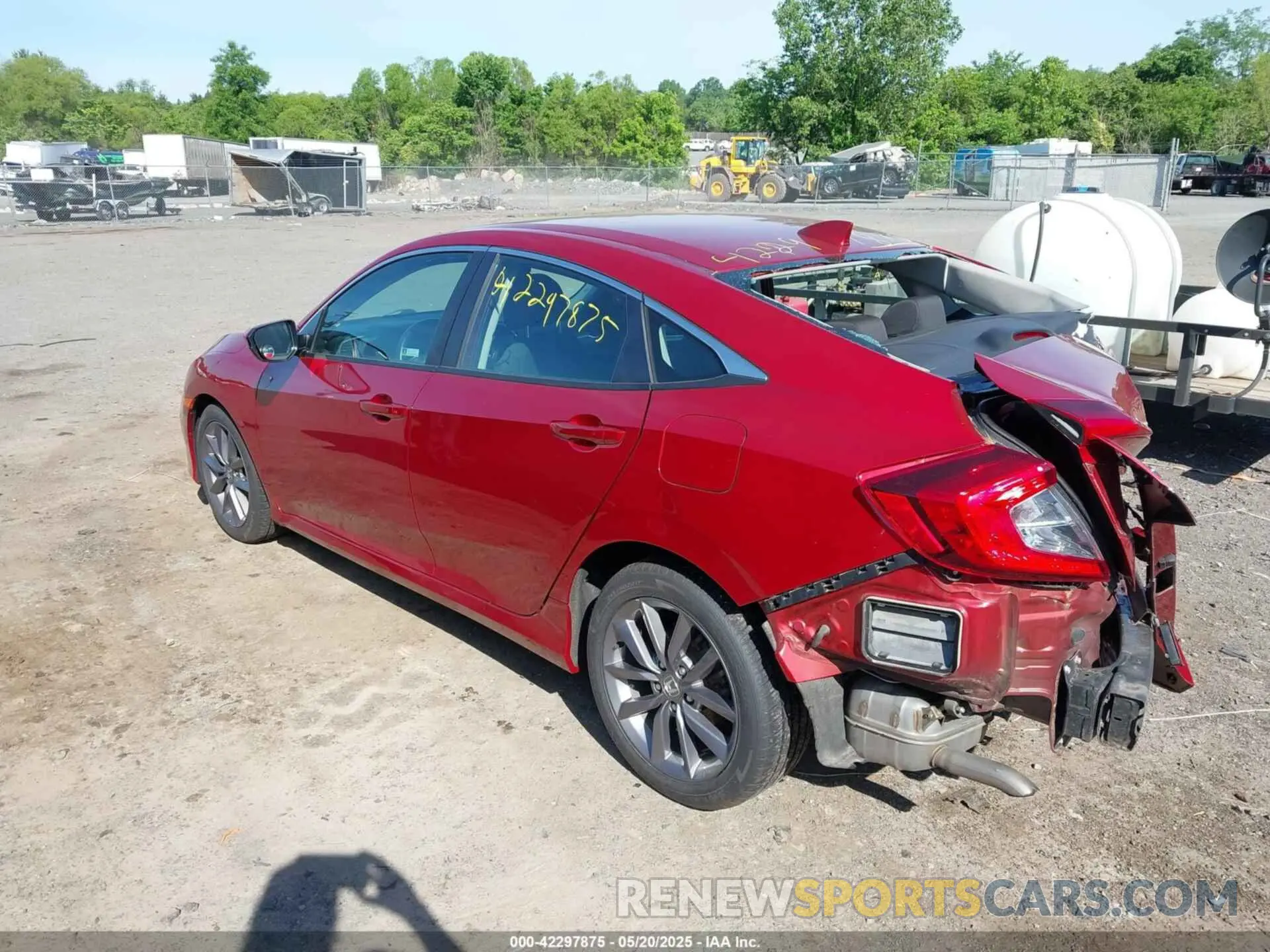 3 Photograph of a damaged car 19XFC1F38KE019091 HONDA CIVIC 2019