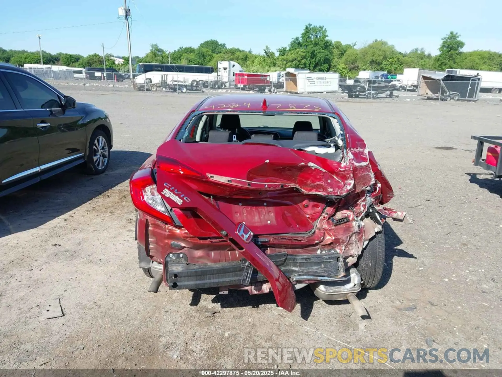 6 Photograph of a damaged car 19XFC1F38KE019091 HONDA CIVIC 2019