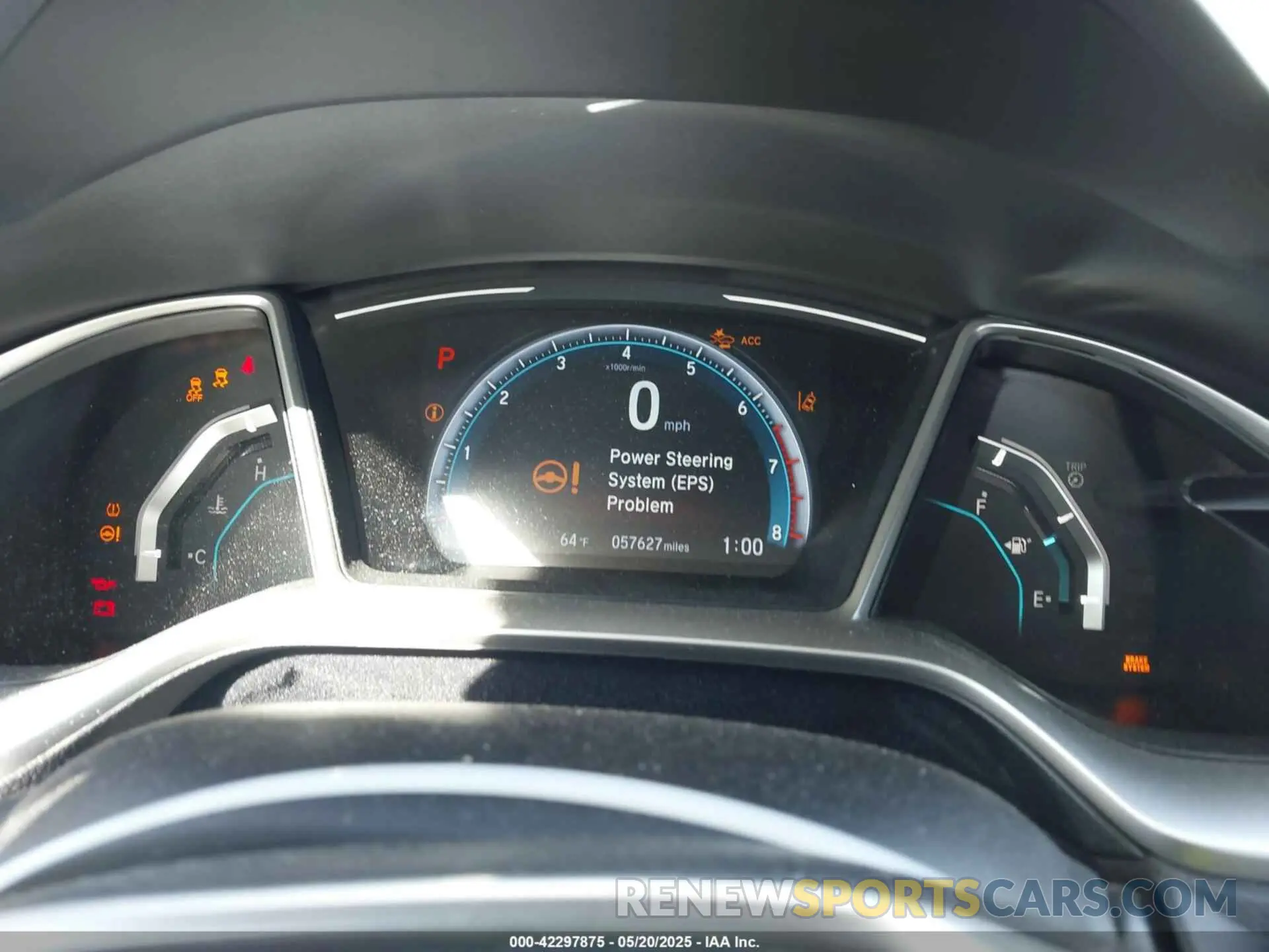 7 Photograph of a damaged car 19XFC1F38KE019091 HONDA CIVIC 2019