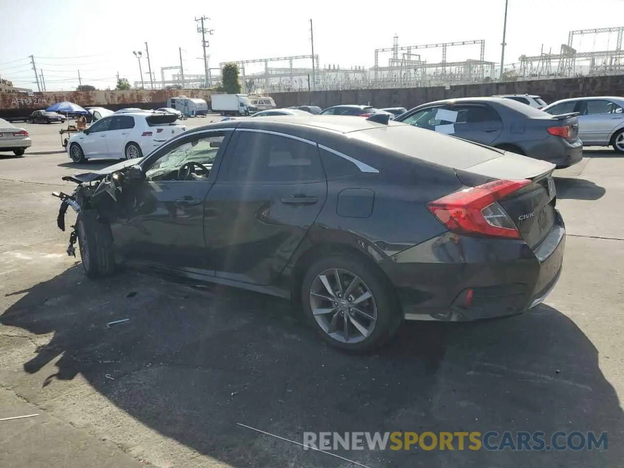 2 Photograph of a damaged car 19XFC1F38KE212714 HONDA CIVIC 2019