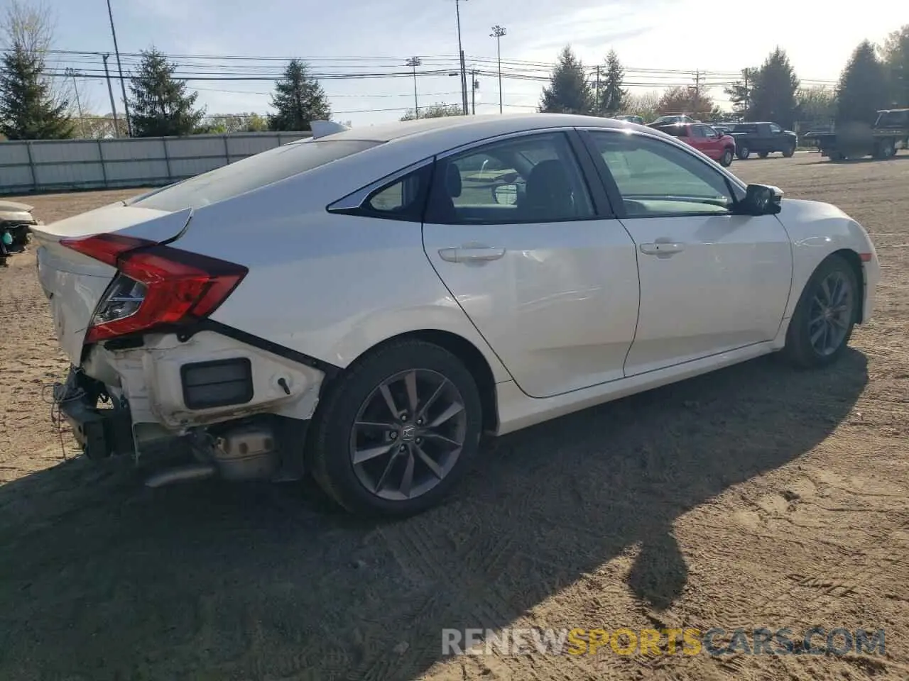 3 Photograph of a damaged car 19XFC1F38KE216326 HONDA CIVIC 2019