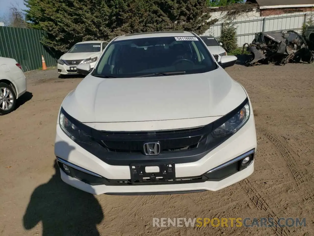 5 Photograph of a damaged car 19XFC1F38KE216326 HONDA CIVIC 2019